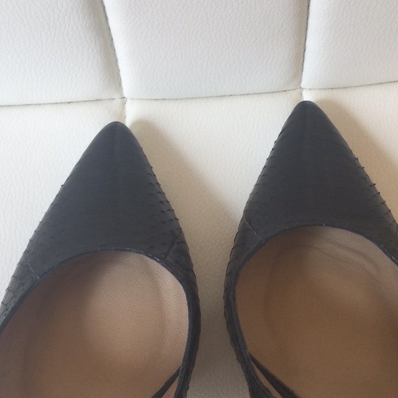 EUC Michael Kors Black Shoes Heels 38 1/2 Made in Italy - Picture 10 of 16